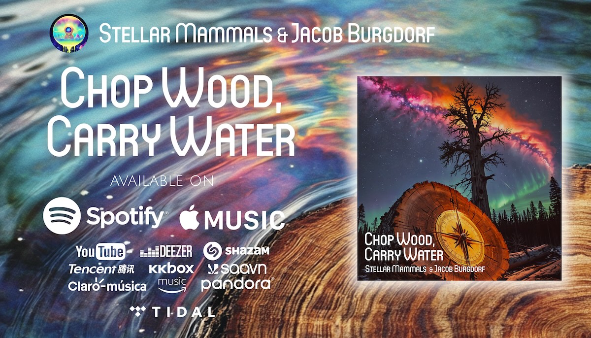 Chop Wood, Carry Water by Stellar Mammals & Jacob Burgdorf: My Fifth Music Album Release